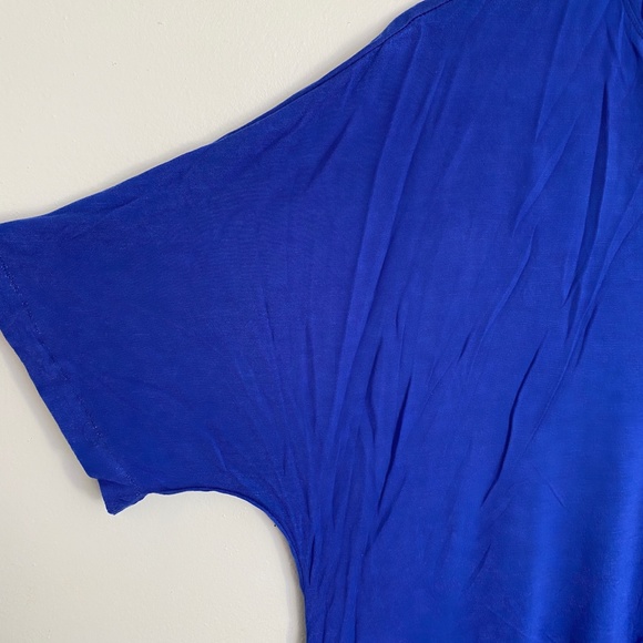 Canadian Designer Greta Constantine Blue Shirt-Dress With Pocket Size S - Picture 4 of 5